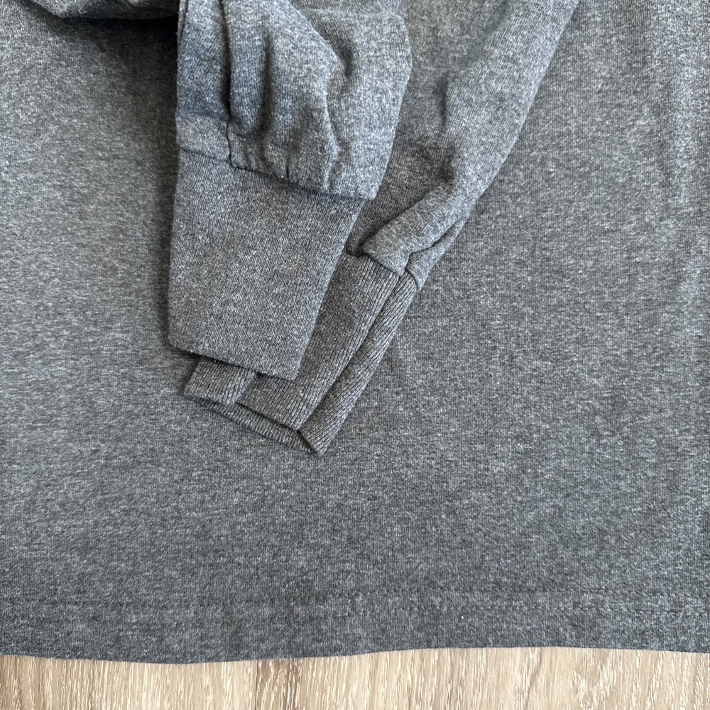 New England Patriots TShirt Mens Large Gray Long Sleeve NFL Team Apparel‎ - Picture 12 of 13